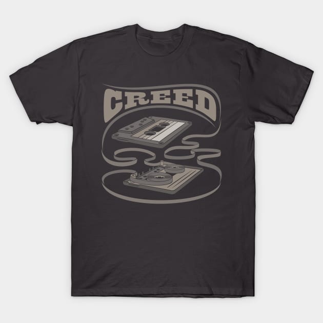 Creed Exposed Cassette T-Shirt by Vector Empire